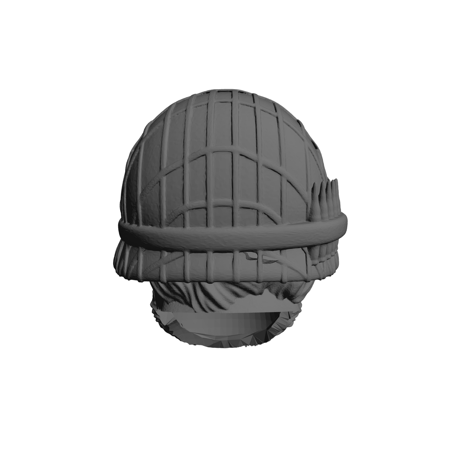 U.S. Military Inspired Logan "Wolverine" Head Swap with M1 Helmet for 6-inch Scale G.I. Joe Classified Action Figures