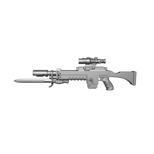 Mobile Infantry Guard Lasgun with Optic and Bayonet for G.I.Joe Classified Action Figure Custom Gun