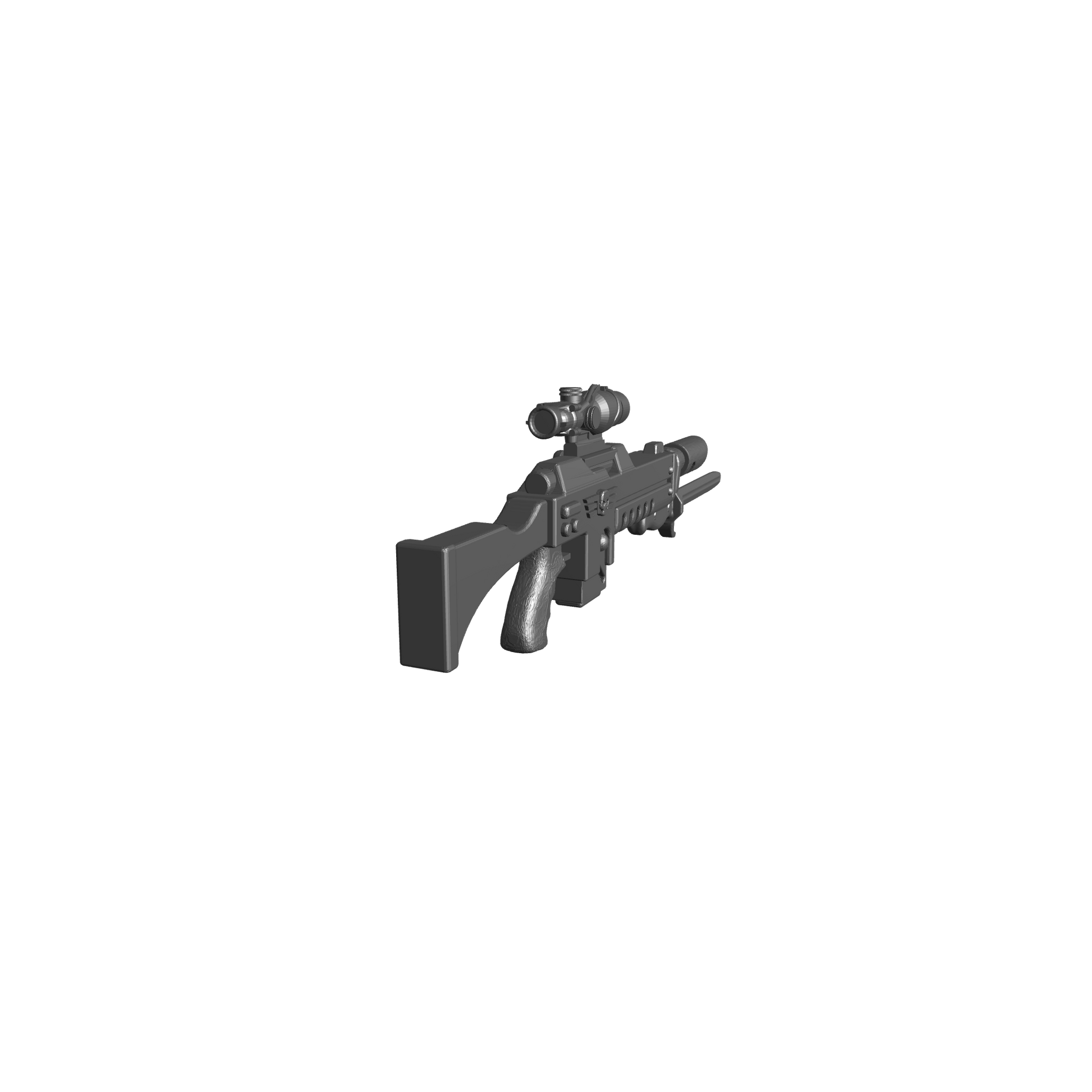 Mobile Infantry Guard Lasgun with Optic and Bayonet for G.I.Joe Classified Action Figure Custom Gun