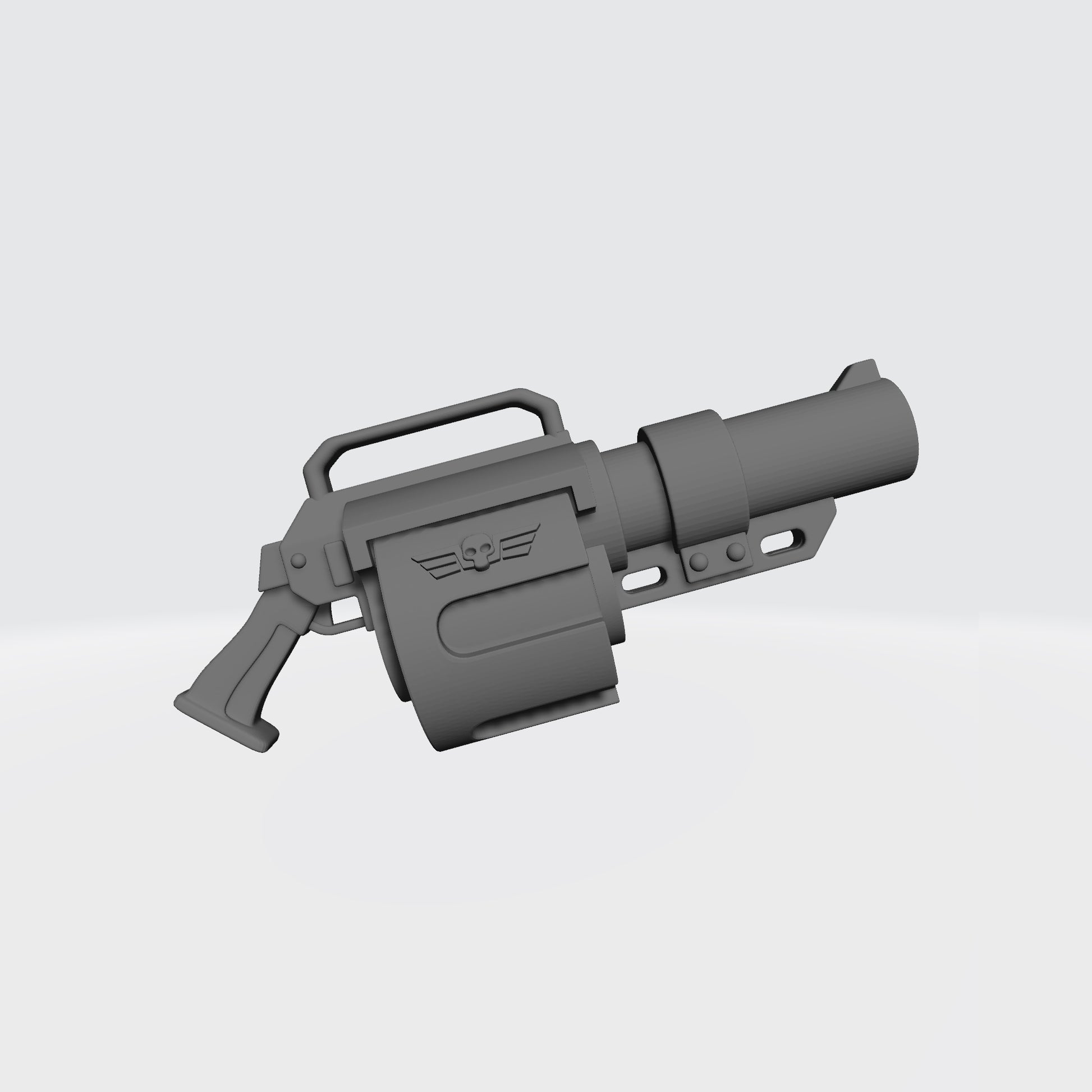 Imperila Guard Grenade Launcher w Handle for G.I.Joe Classified Action Figure Custom Gun
