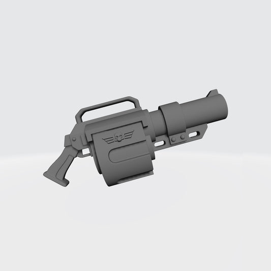 Imperila Guard Grenade Launcher w Handle for G.I.Joe Classified Action Figure Custom Gun