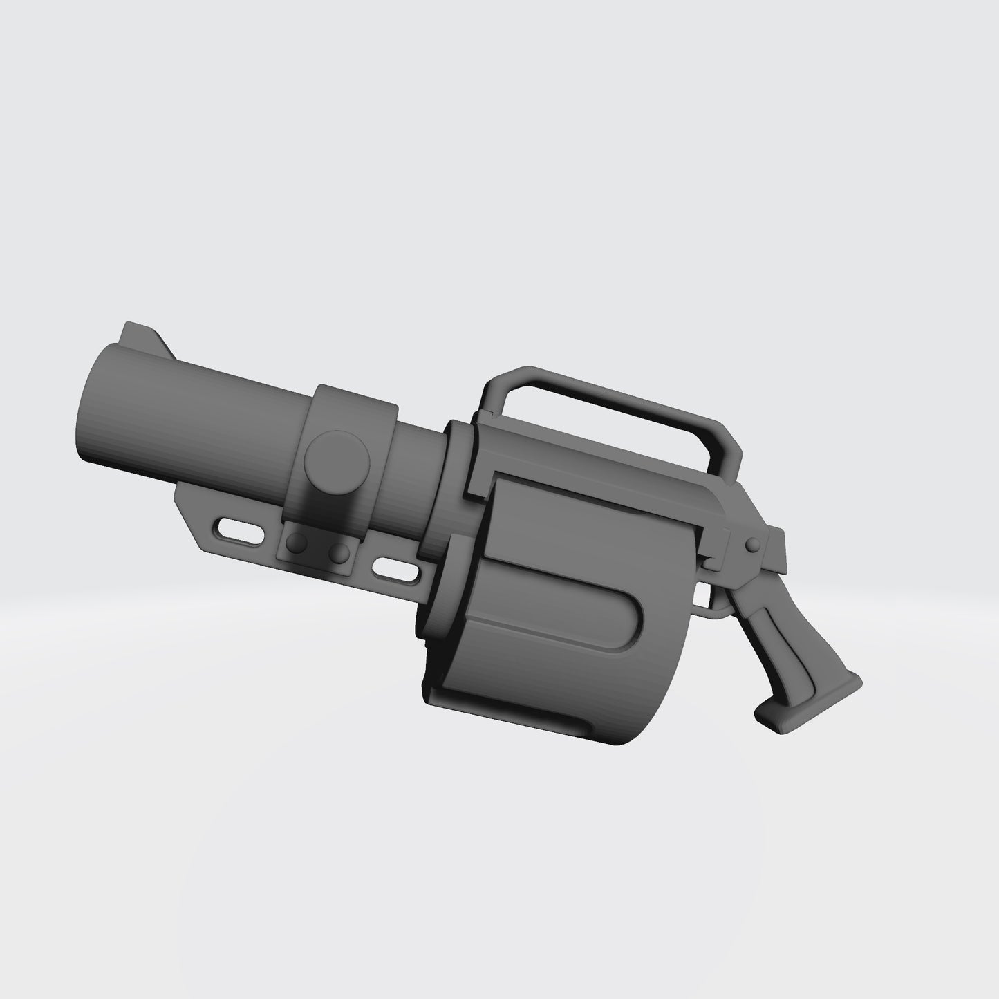 Imperila Guard Grenade Launcher w Handle for G.I.Joe Classified Action Figure Custom Gun