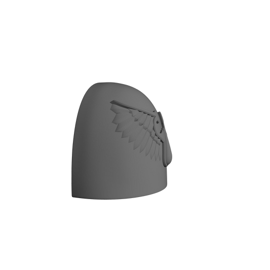 Blood Angels Legion Shoulder Pads MKVI T2-02 for 28mm Scale Loyalist Marine Miniatures Custom Pauldrons