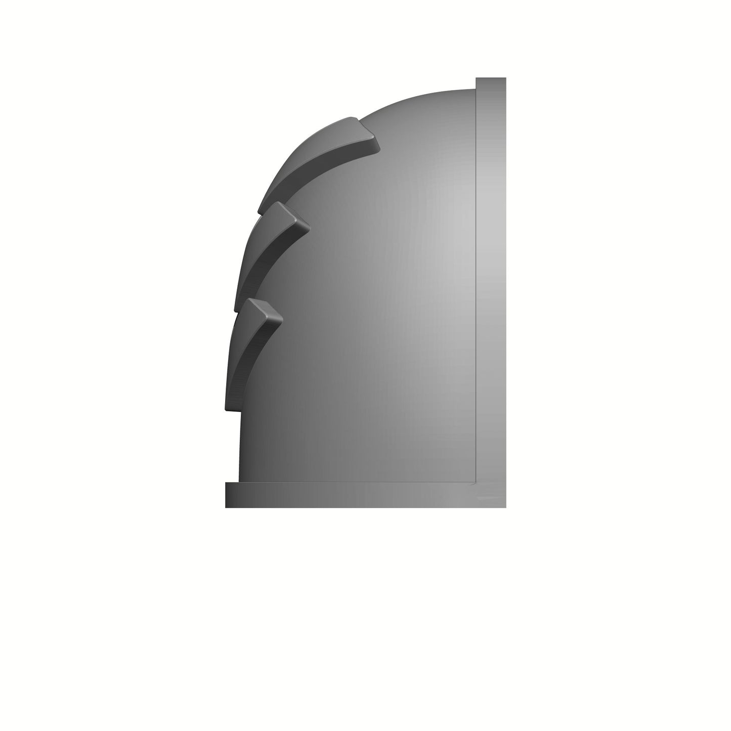 Retributors Chapter Qty: 10 3 Chevron MKIV Shoulder Pad Ver 01 for 28mm Scale Loyalist Marine Miniatures