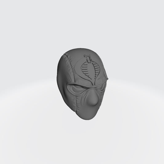 G.I. Joe Classified 6-inch Scale Ninja Hood with Cobra Logo Head Swap by Fantasy World Games