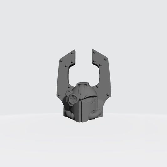 Alpha Legion MK III Helmet with Optic for McFarlane Toys Space Marine Action Figures