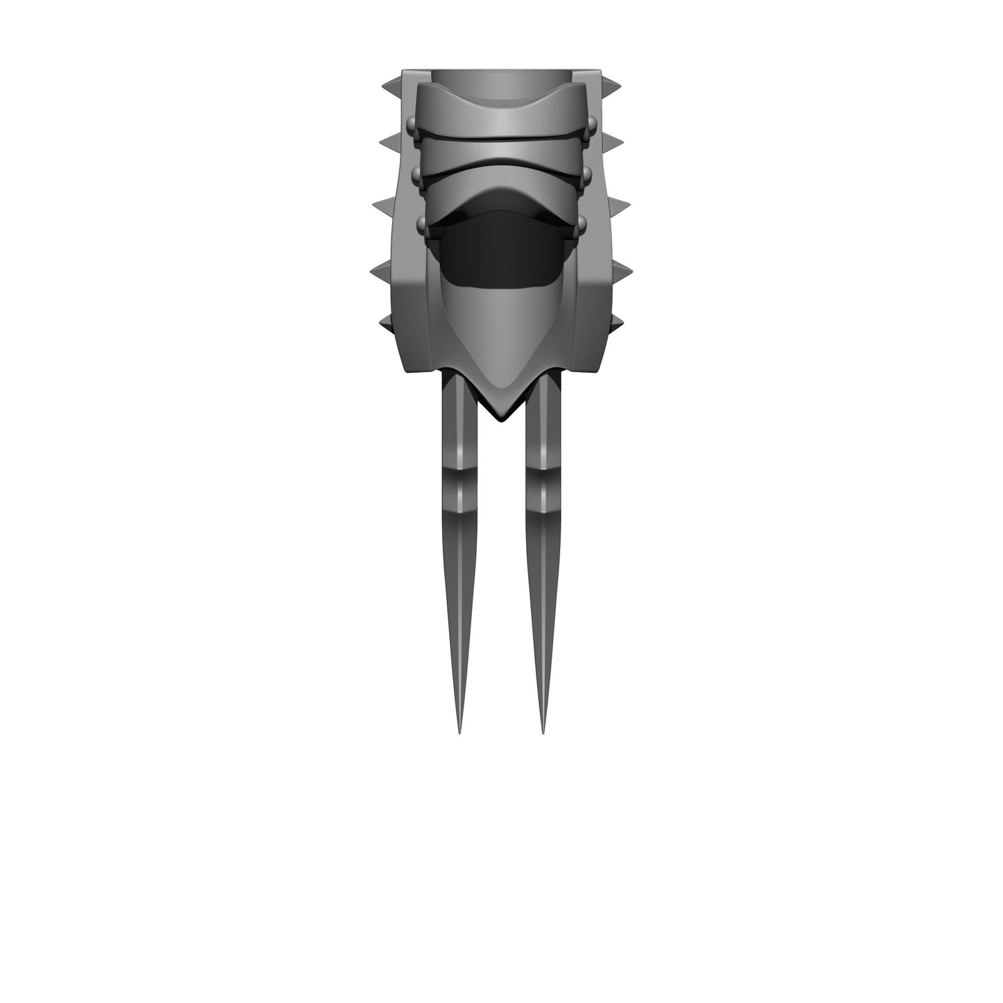 Back of the Konrad Curze Night Terrors Legion Lightning Claws - Plain Compatible with McFarlane Toys Space Marines 1:12th Scale Action Figures