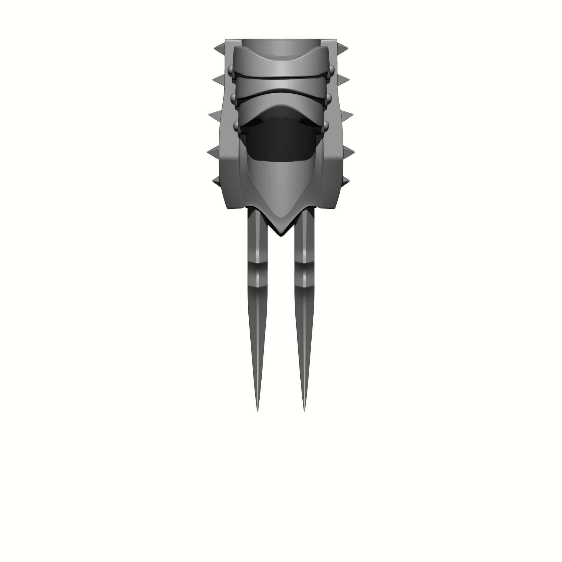Back of the Konrad Curze Night Terrors Legion Lightning Claws - Plain Compatible with McFarlane Toys Space Marines 1:12th Scale Action Figures