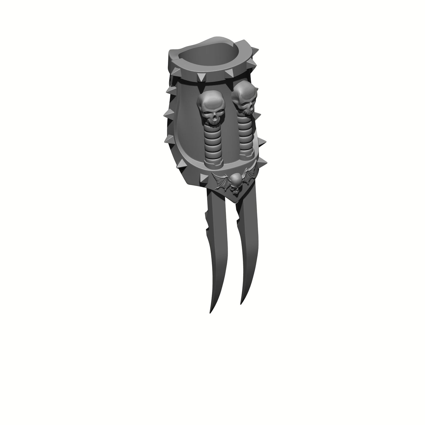 Konrad Curze Night Terrors Legion Lightning Claws - Plain Compatible with McFarlane Toys Space Marines 1:12th Scale Action Figures Top Right designed by Fantasy World Games