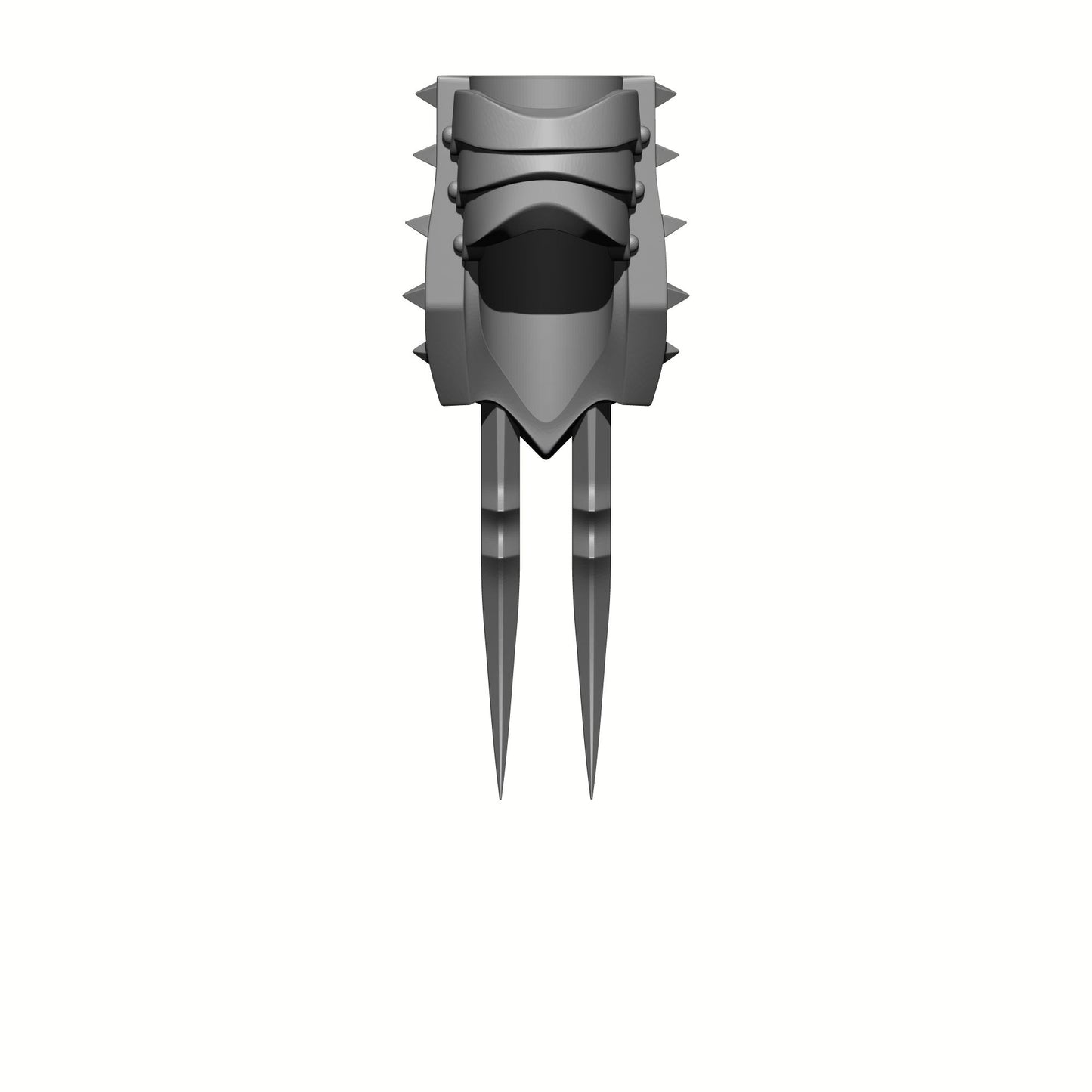 Back of the Konrad Curze Night Lords Legion Lightning Claws Compatible with McFarlane Toys Space Marines 1:12th Scale Action Figures Ribbed Pattern