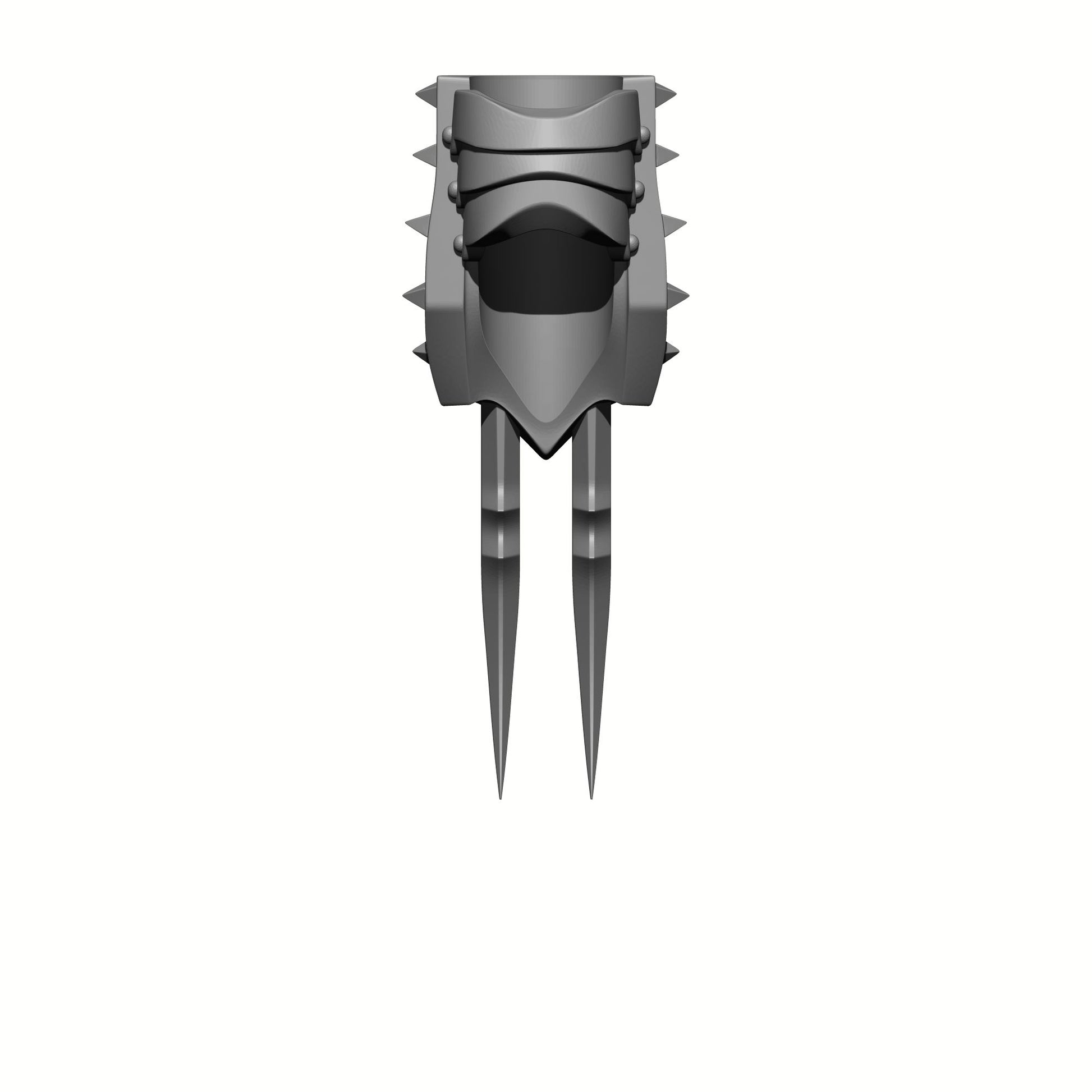 Back of the Konrad Curze Night Lords Legion Lightning Claws Compatible with McFarlane Toys Space Marines 1:12th Scale Action Figures Ribbed Pattern