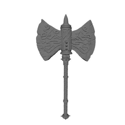 Space Wolf Double Bladed Axe Power Weapon for McFarlane Toys Grimdark Marine Action Figures