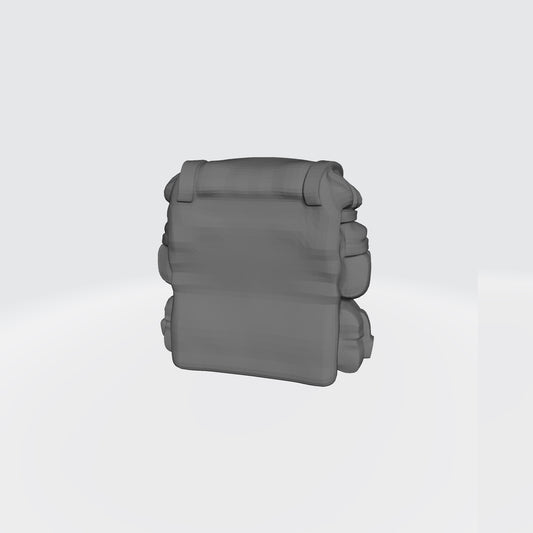 Imperial Guard Backpack for 1/12 scale action figures custom rucksack