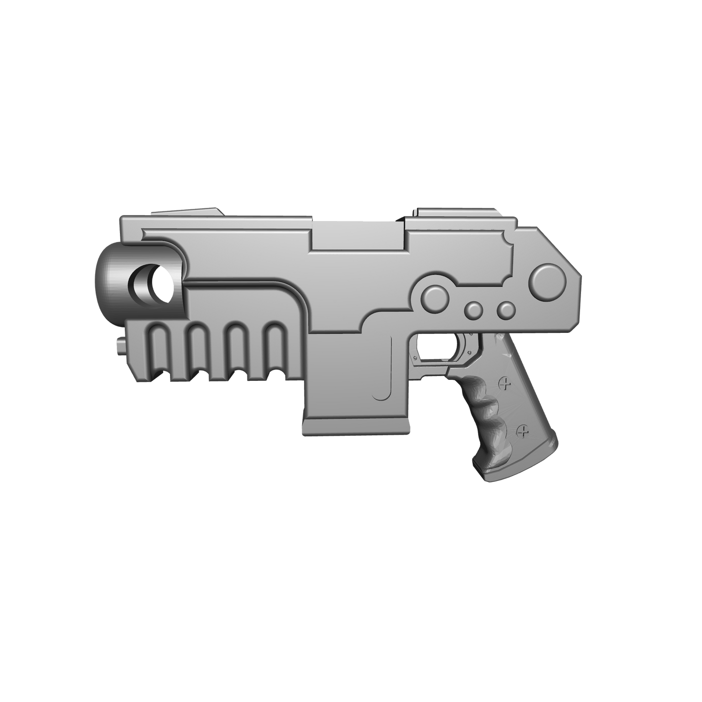 Heavy Bolt Pistol Ver. 2 for McFarlane Toys Space Marine Action Figures Custom 1:12th Scale Parts