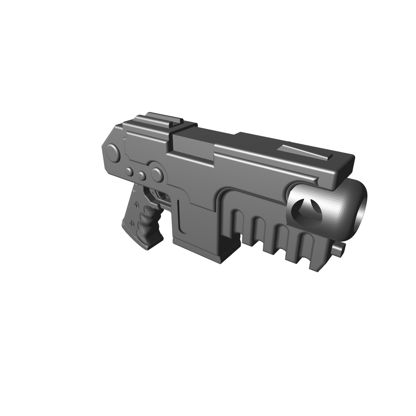 Heavy Bolt Pistol Ver. 2 for McFarlane Toys Space Marine Action Figures Custom 1:12th Scale Parts