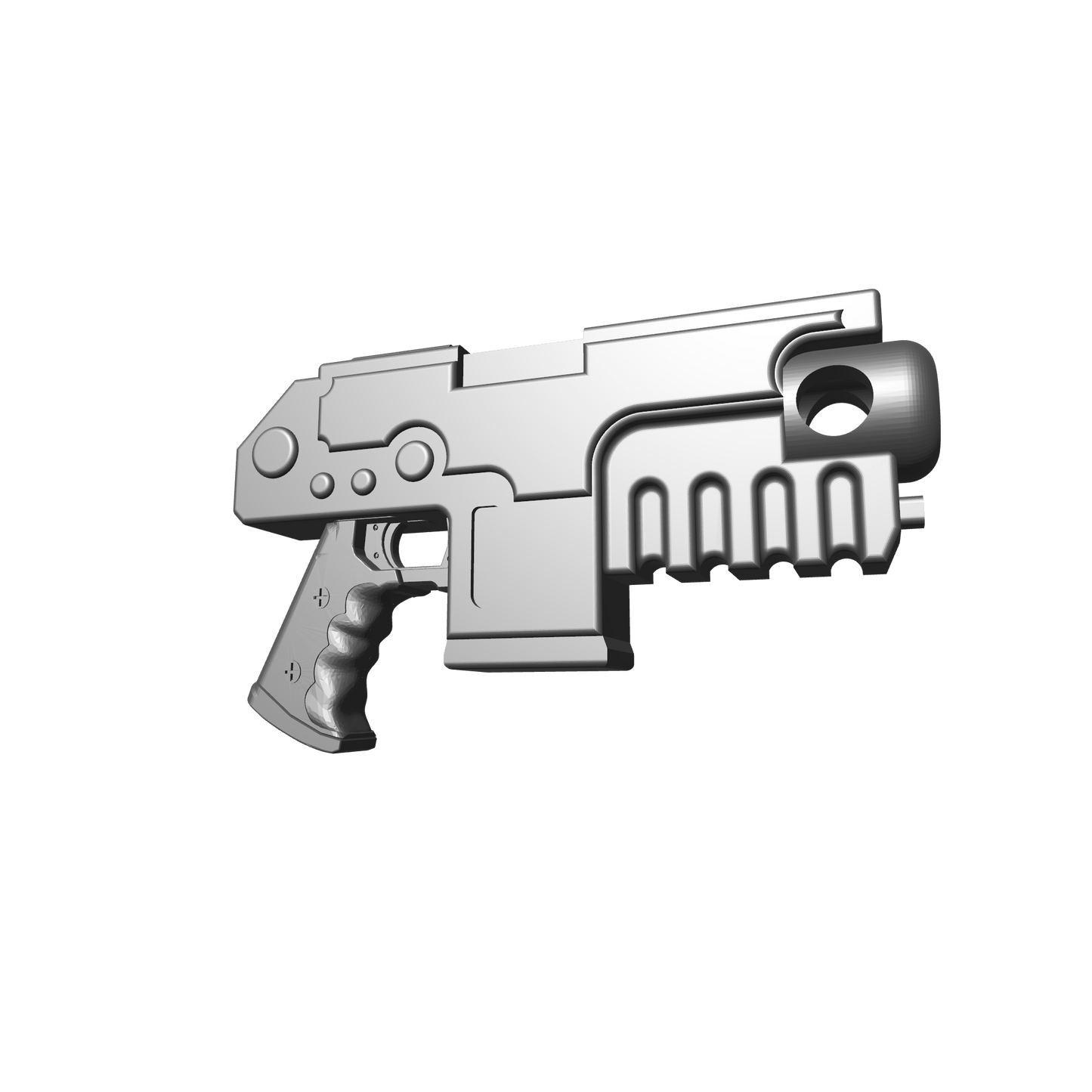 Heavy Bolt Pistol Ver. 2 for McFarlane Toys Space Marine Action Figures Custom 1:12th Scale Parts