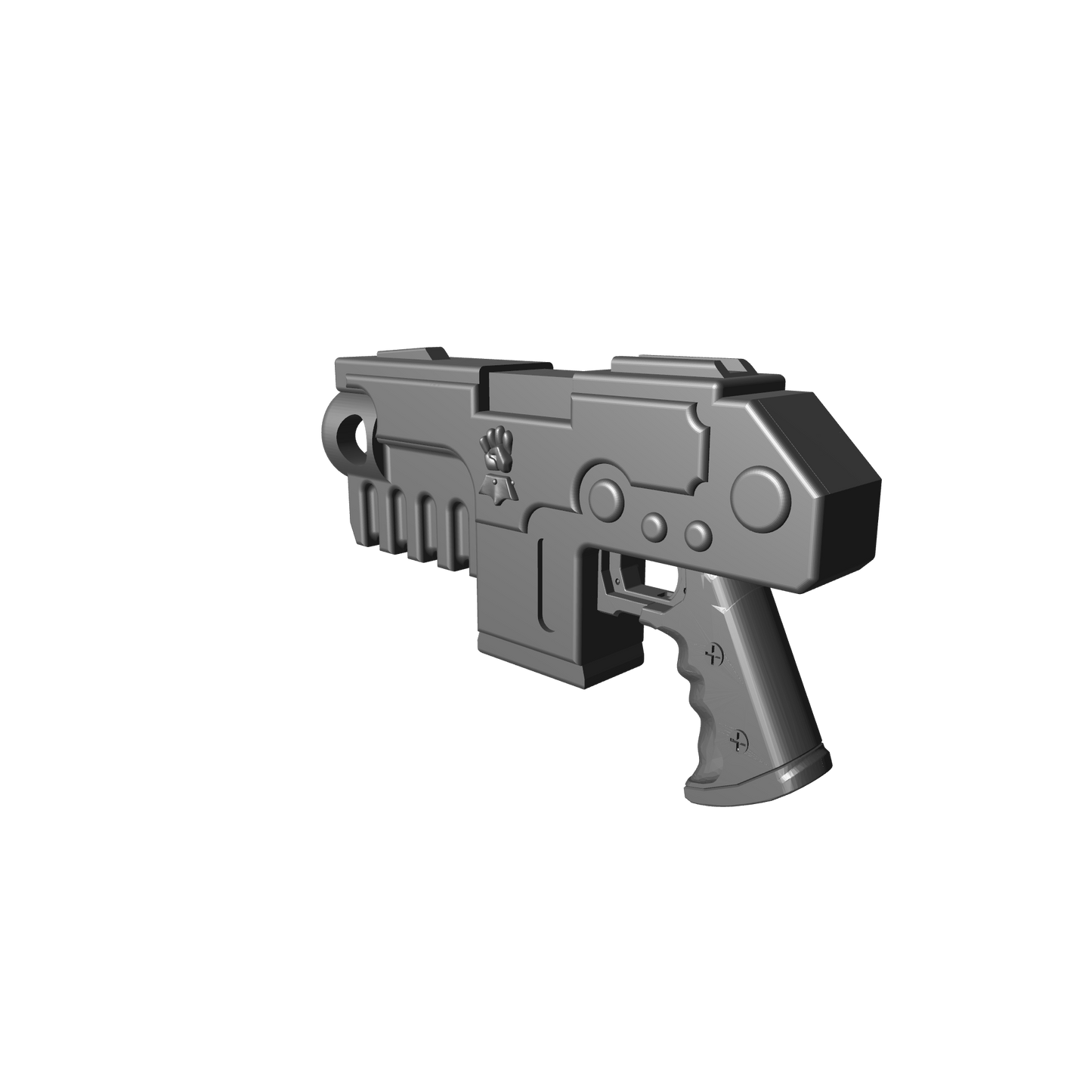 Imperial Fists Legion Heavy Bolt Pistol for McFarlane Toys Space Marine Action Figures Custom 1:12th Scale Parts