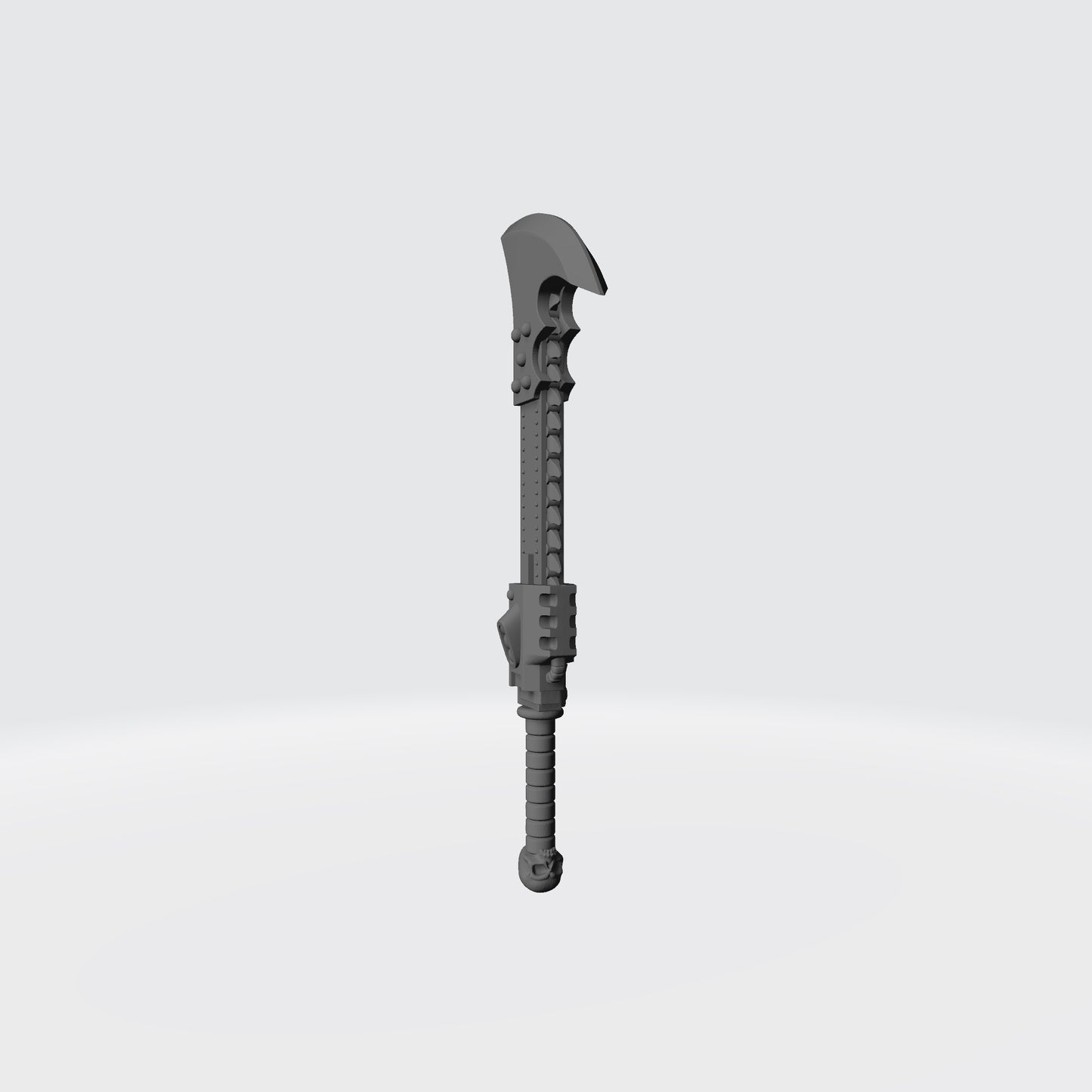 Custom Night Lords Legion Soulreaper Chainsword with Rivets for McFarlane Toys Space Marines Action Figures