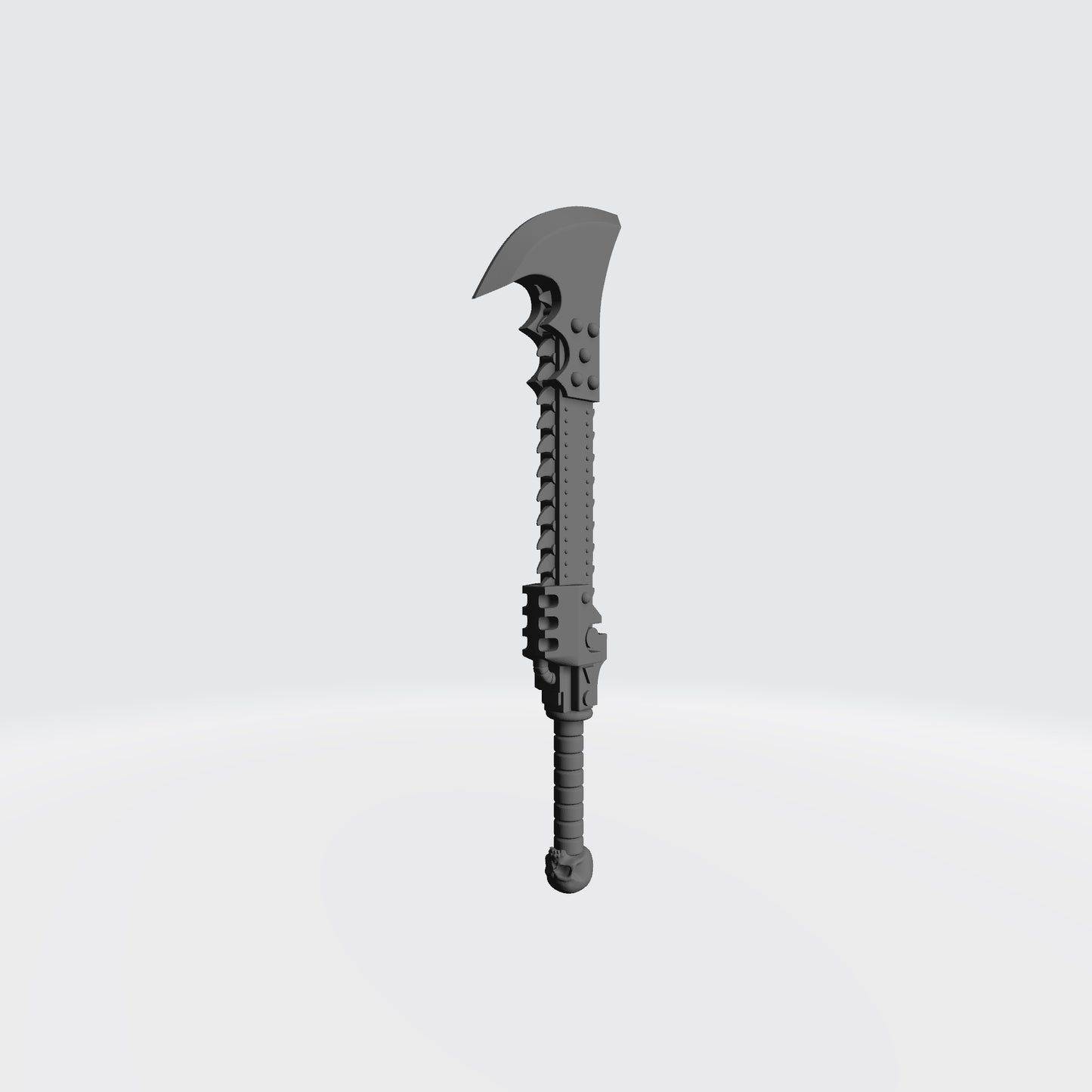 Custom Night Lords Legion Soulreaper Chainsword with Rivets for McFarlane Toys Space Marines Action Figures
