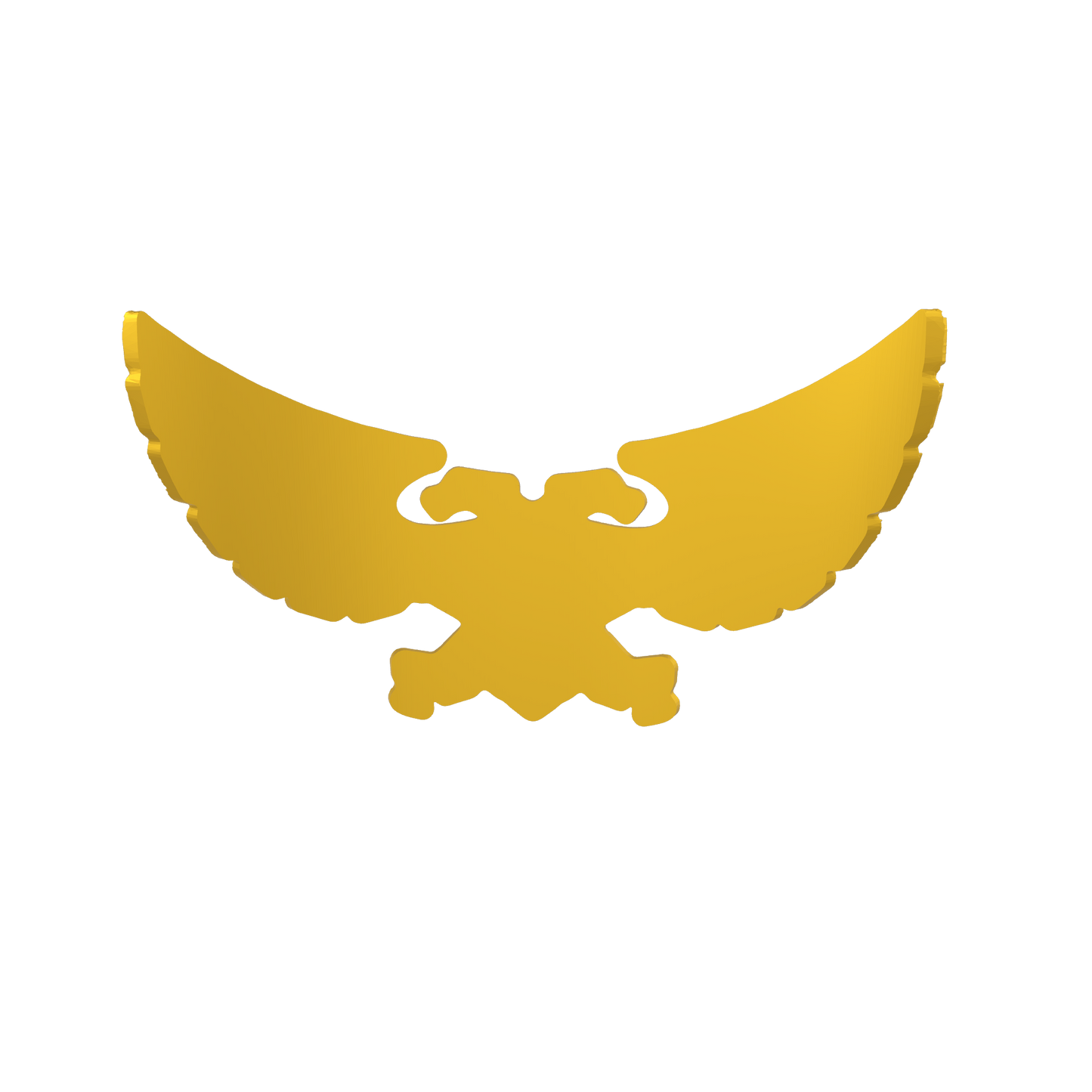 Emperor's Children Legion Winged Aquila with Embossed III Chestplate Decal for McFarlane Toys Space Marine Action Figures Custom 1:10th Scale Part