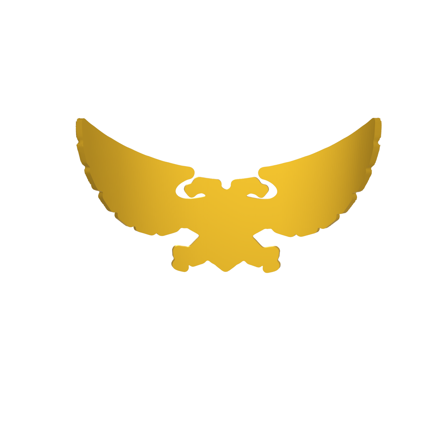 Emperor's Children Legion Winged Aquila with Engraved III Chestplate Decal for McFarlane Toys Space Marine Action Figures Custom 1:10th Scale Part