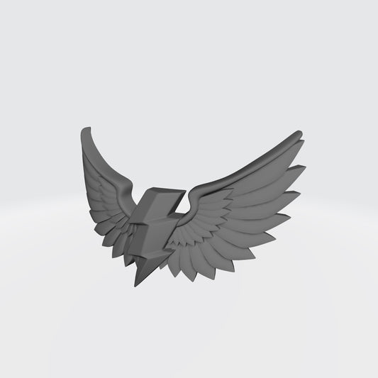 White Scars Lightning Bolt Chestplate with Wings Compatible with McFarlane Toys Space Marines