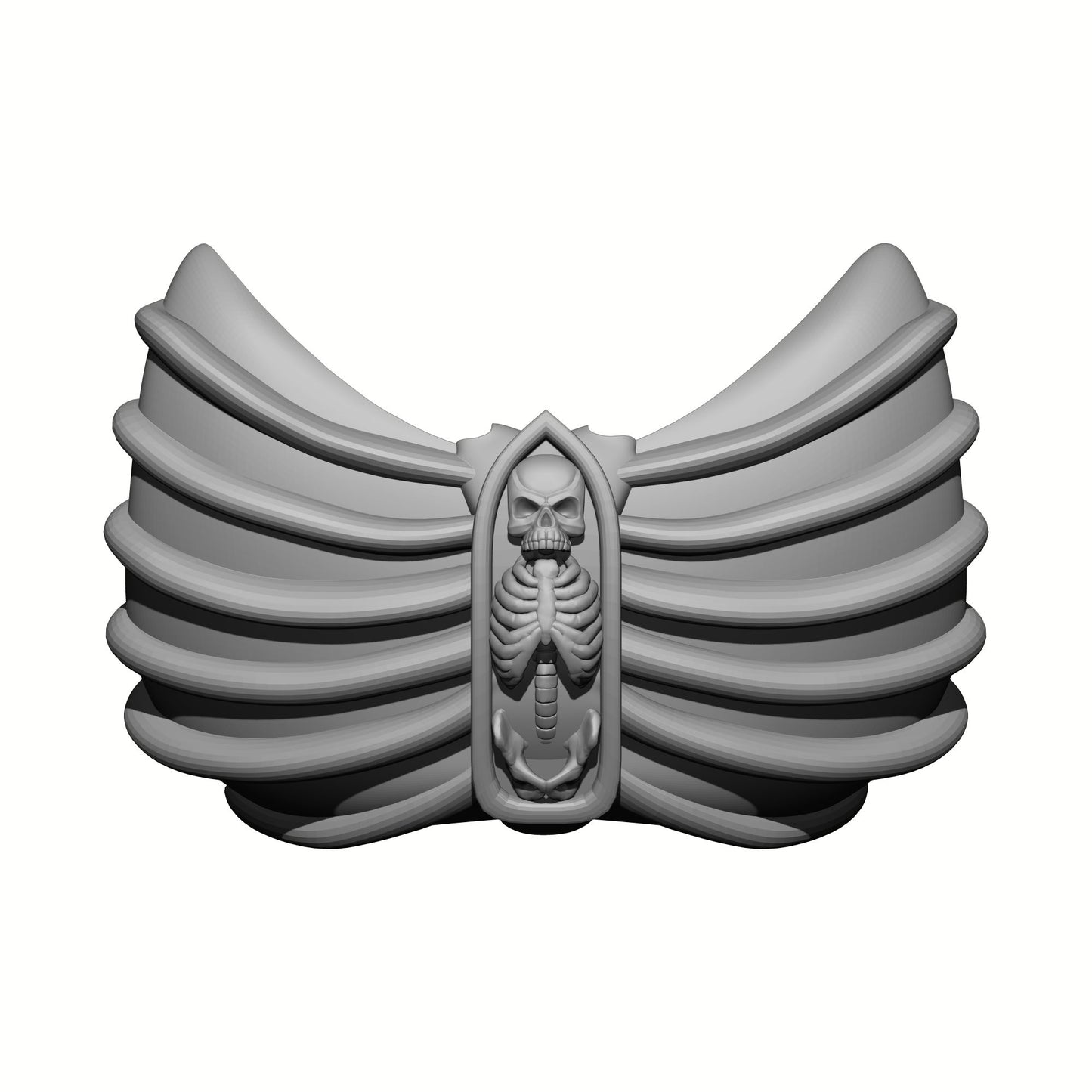 Chaplain Chest Armor with Skeleton Relic for McFarlane Toys Space Marines Action Figures