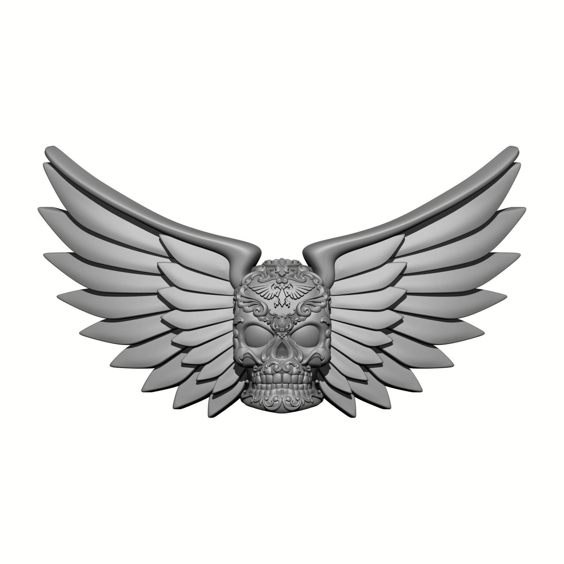 Los Muertos Chapter Winged Chest Decal for McFarlane Toys Space Marine Action Figures