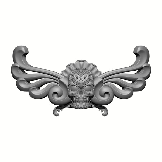 Los Muertos Chapter Ornamental Winged Chest Decal for McFarlane Toys Space Marine Action Figures