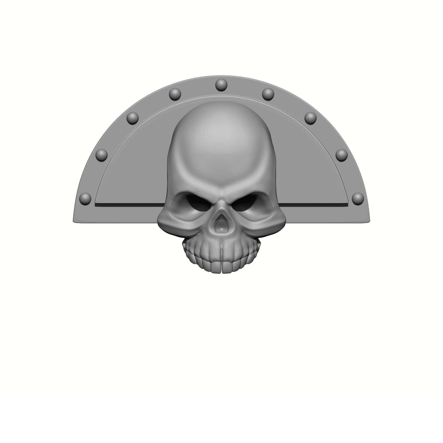 Deathwatch Armour Elbow Fan Plates with Skull for McFarlane Toys Space Marine Action Figures