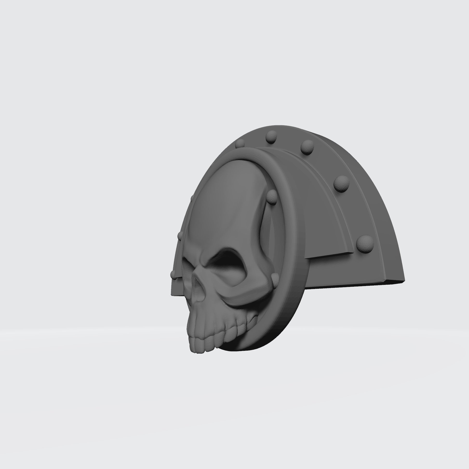 Deathwatch Elbow Fan Plates Armor with Skull and Shield for McFarlane Toys Space Marine Action Figures