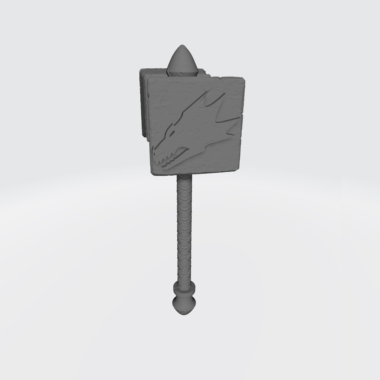 Salamanders Legion Hammer with Insignia for McFarlane Toys Space Marine Action Figures Custom 1:12th Scale Part