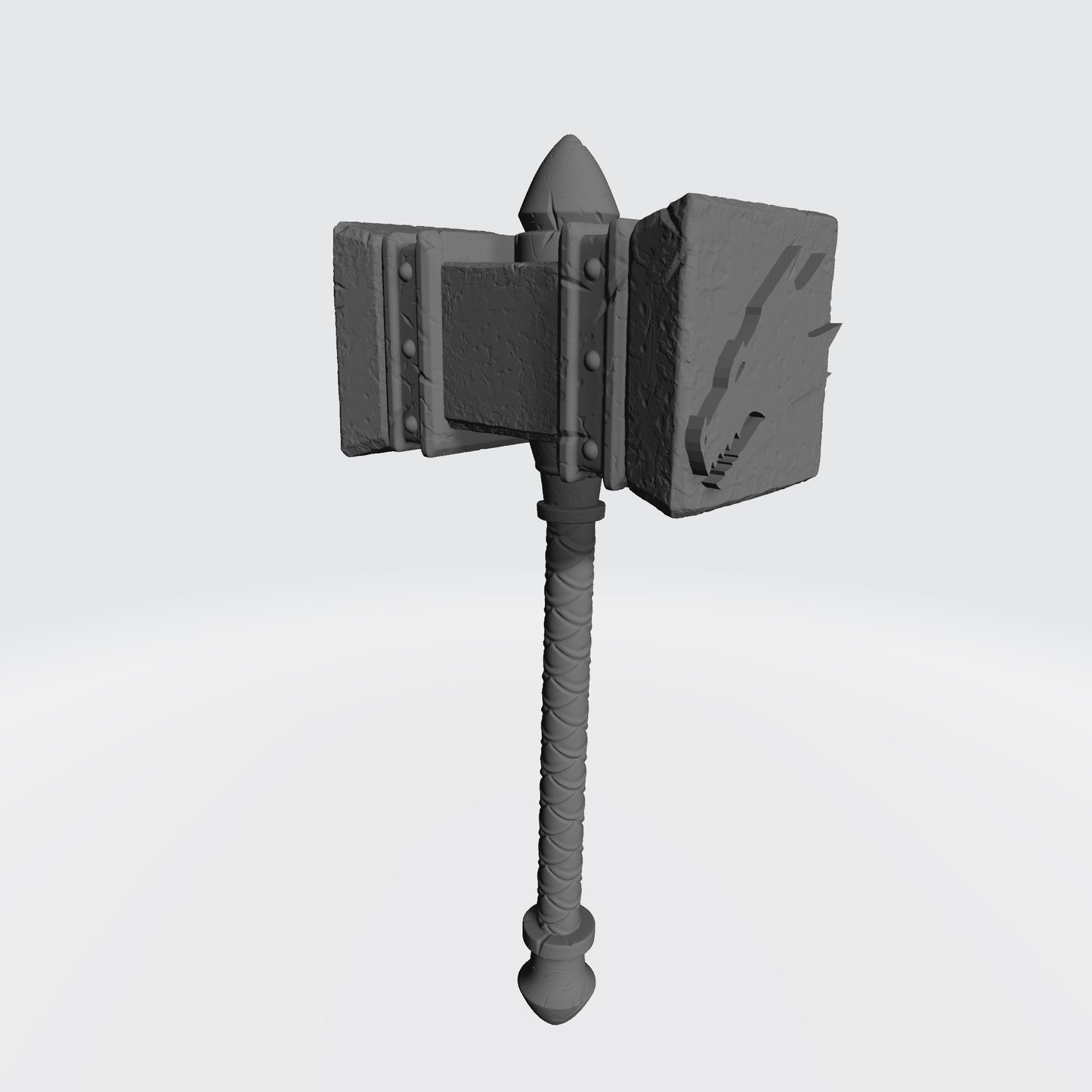 Salamanders Legion Hammer with Insignia for McFarlane Toys Space Marine Action Figures Custom 1:12th Scale Part