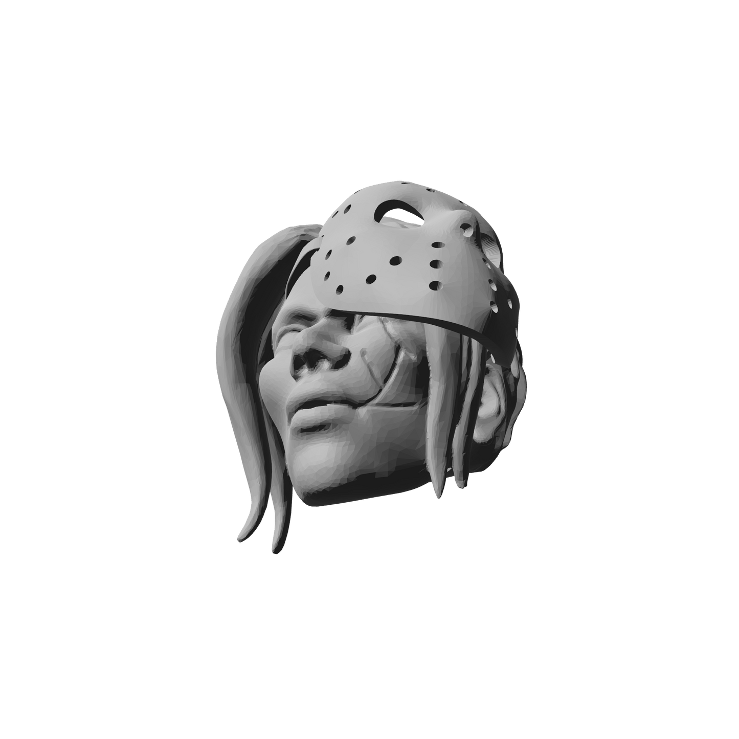 Sisters of Battle Head with Jason Hockey Mask for McFarlane Toys Adepta Sororitas Battle Sister Action Figures Custom 1:12th Scale Head Swap