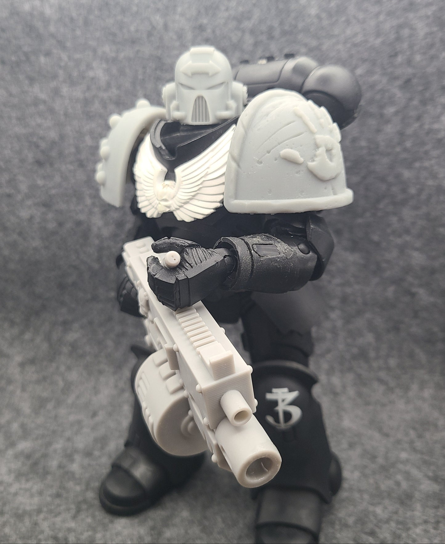 Custom Heavy Bolter - Executer Cannon with Drum for McFarlane Toys Battle Brother Action Figures