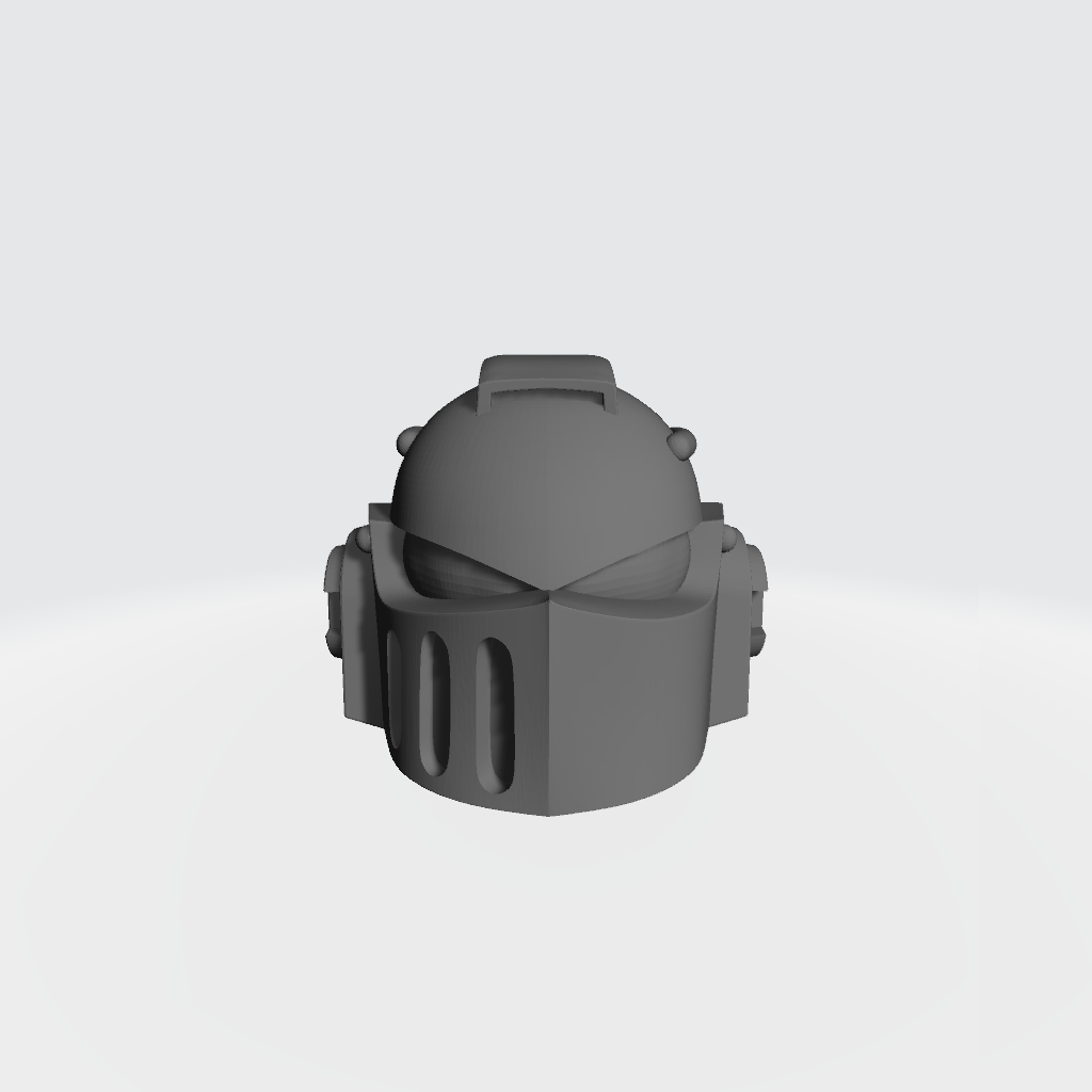 Grey Knights Helmet Ver A Compatible McFarlane Toys Space Marine designed by Fantasy World Games