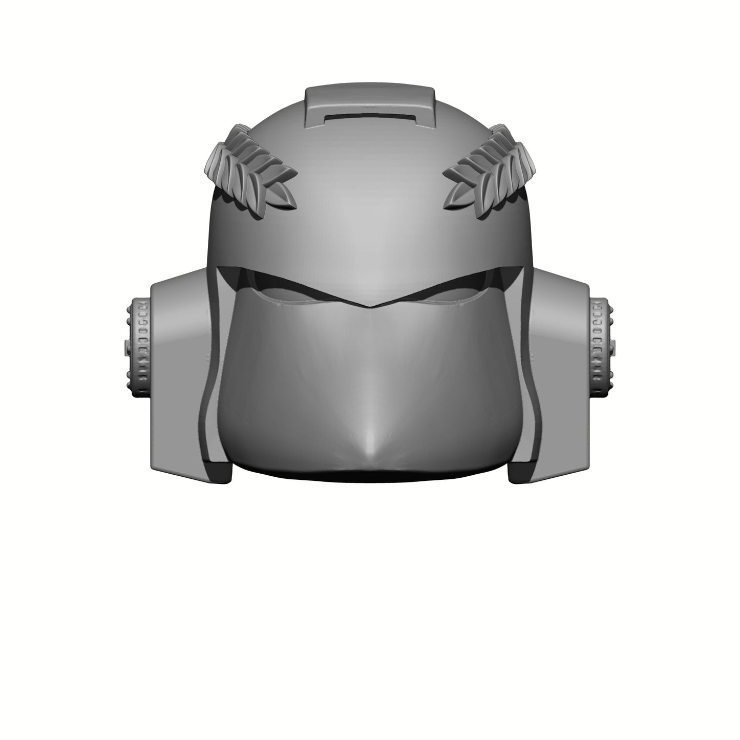 Raven Guard Chapter MKVI Helmet with Imperial Laurel Compatible with McFarlane Toys Space Marine Action Figures by Fantasy World Games