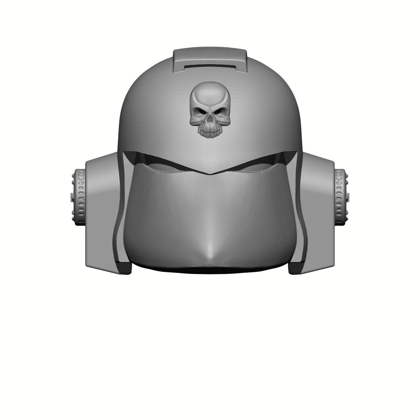 Custom Retributors Chapter Mark VI Helmet with a Skull Compatible with McFarlane Toys Space Marine Action Figures