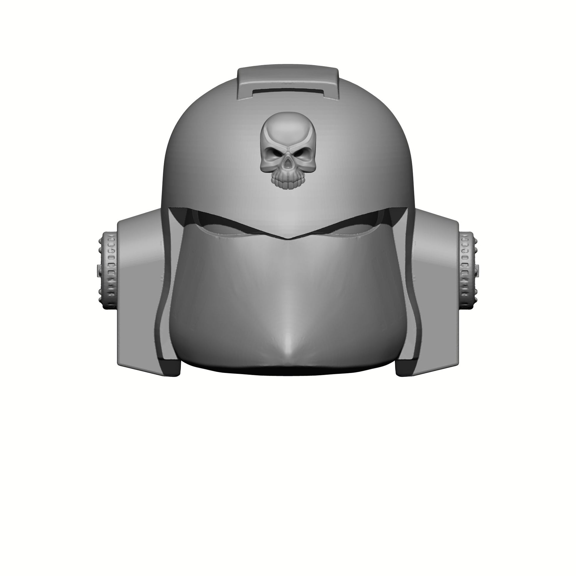 Custom Retributors Chapter Mark VI Helmet with a Skull Compatible with McFarlane Toys Space Marine Action Figures