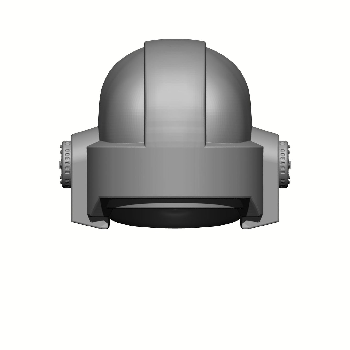 Back of the Retributors Chapter Mark VI Helmet with a Skull Compatible with McFarlane Toys Space Marine Action Figures