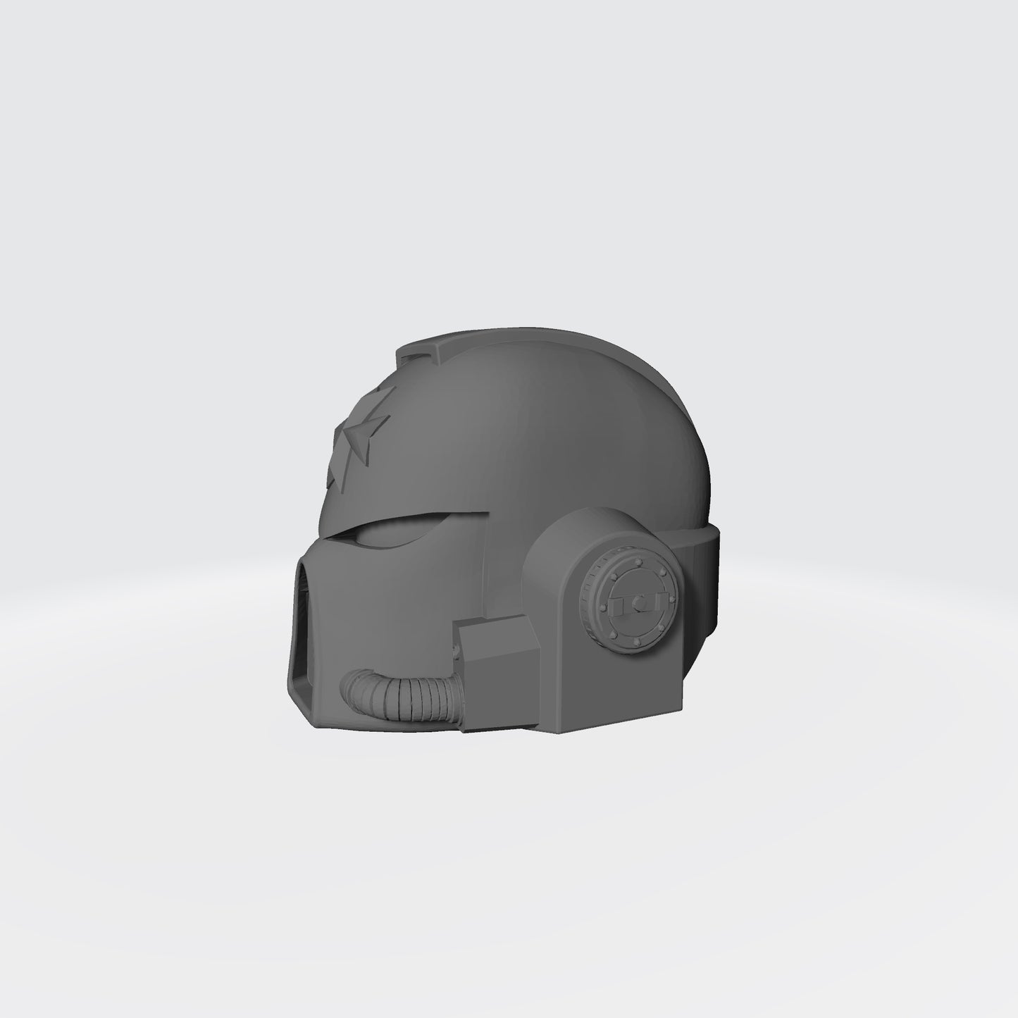 Black Templar Chapter Mark VII Helmet with Maltese Cross compatible with McFarlane Toys Space Marine 1:12 Scale Action FiguresGames