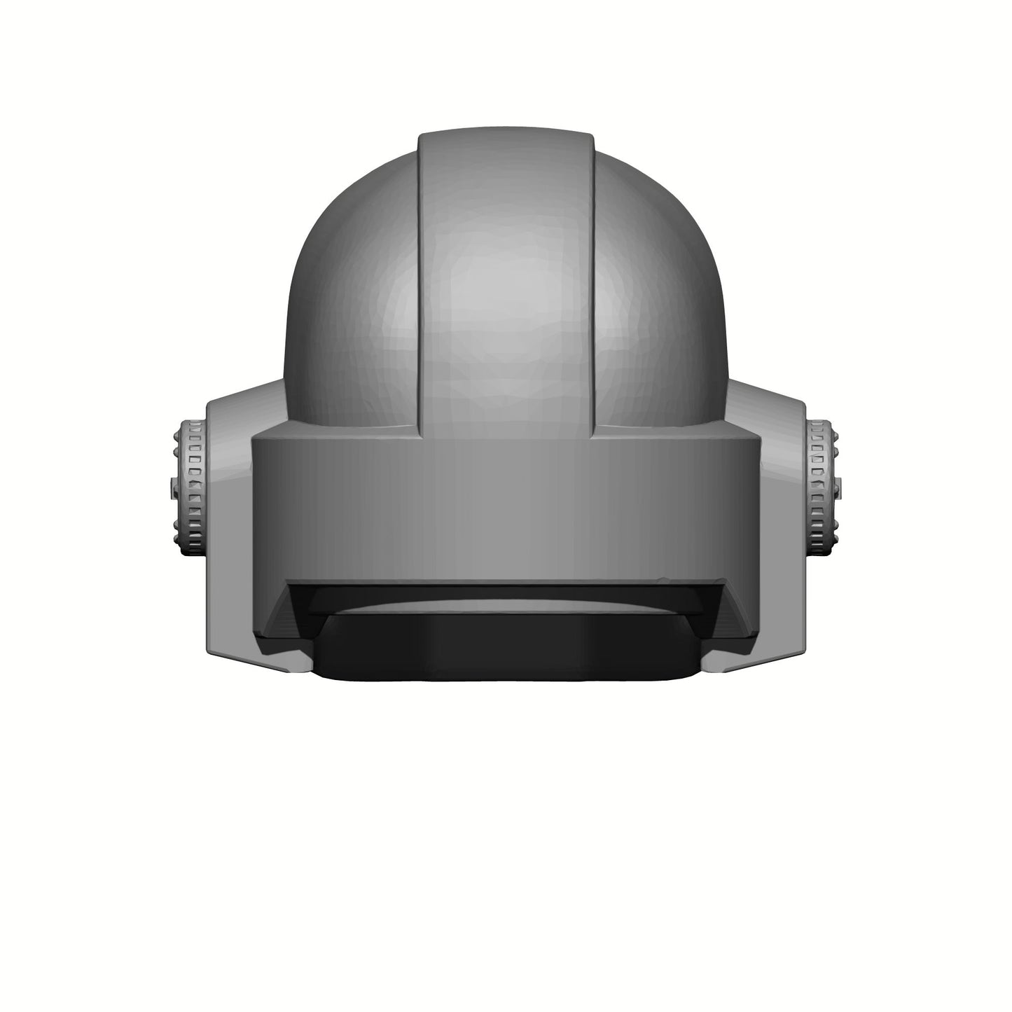 Emperor's Dragons Chapter Mark VII Helmet Compatible with McFarlane Toys Warhammer 40K 7" Space Marine Action Figures Back of Helmet