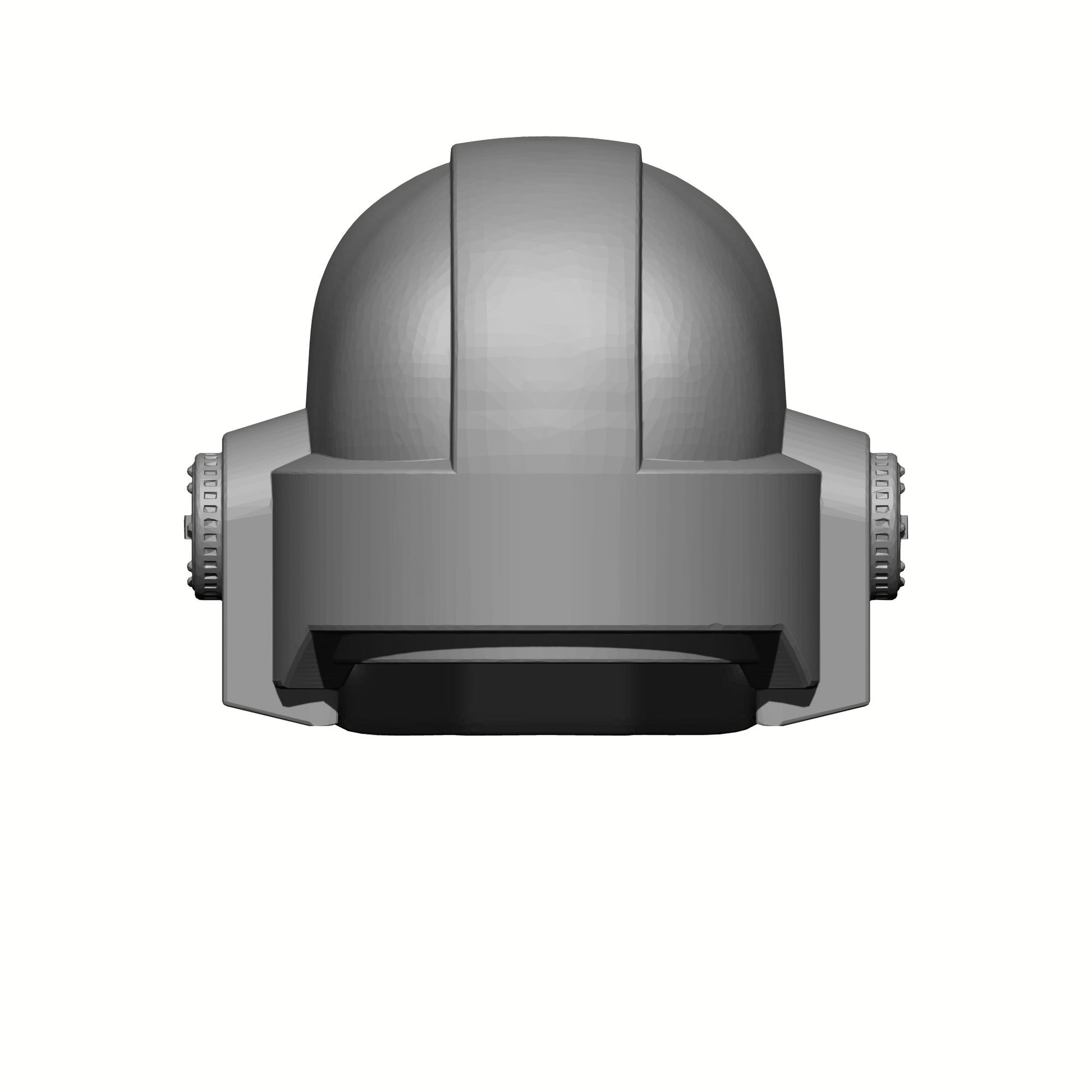 Emperor's Dragons Chapter Mark VII Helmet Compatible with McFarlane Toys Warhammer 40K 7" Space Marine Action Figures Back of Helmet