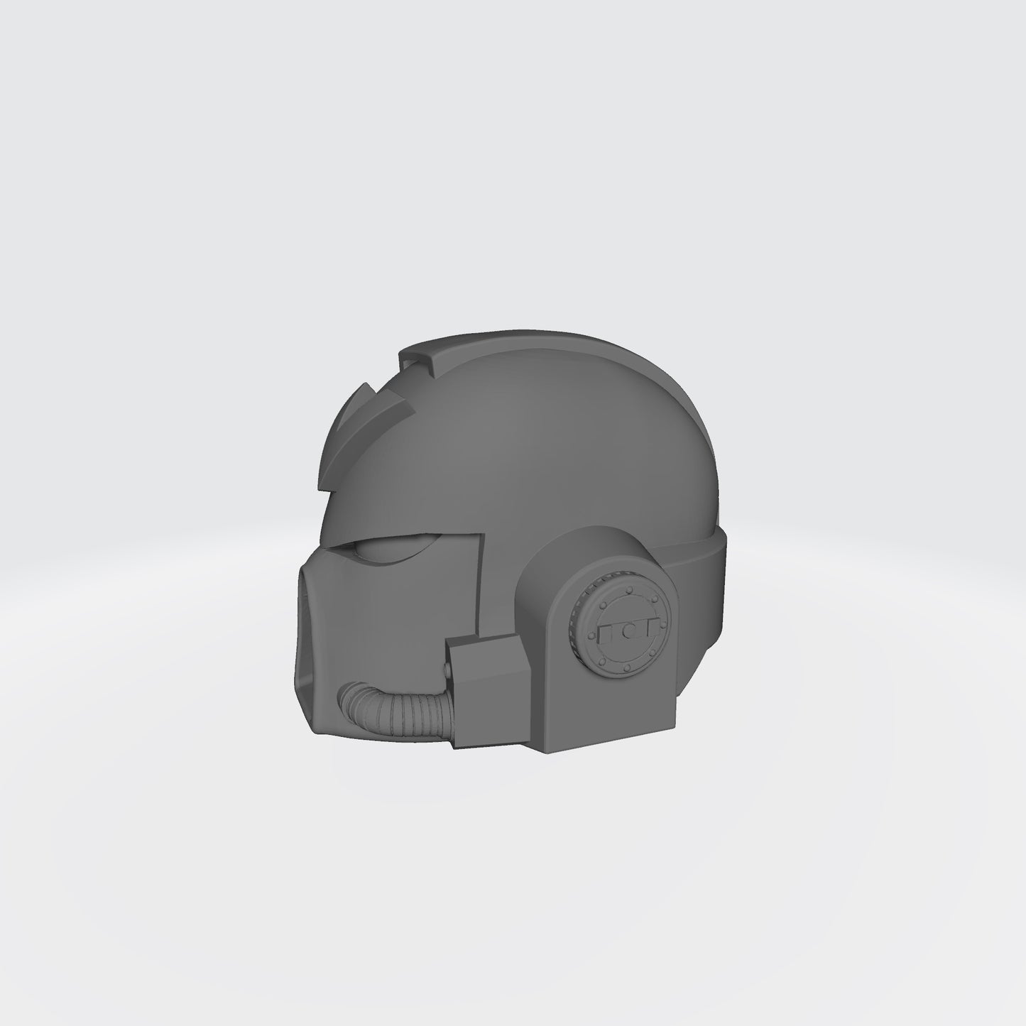 Space Marine Retributors Chapter Mark VII Helmet with Chevron for McFarlane Toys Space Marine Action Figures