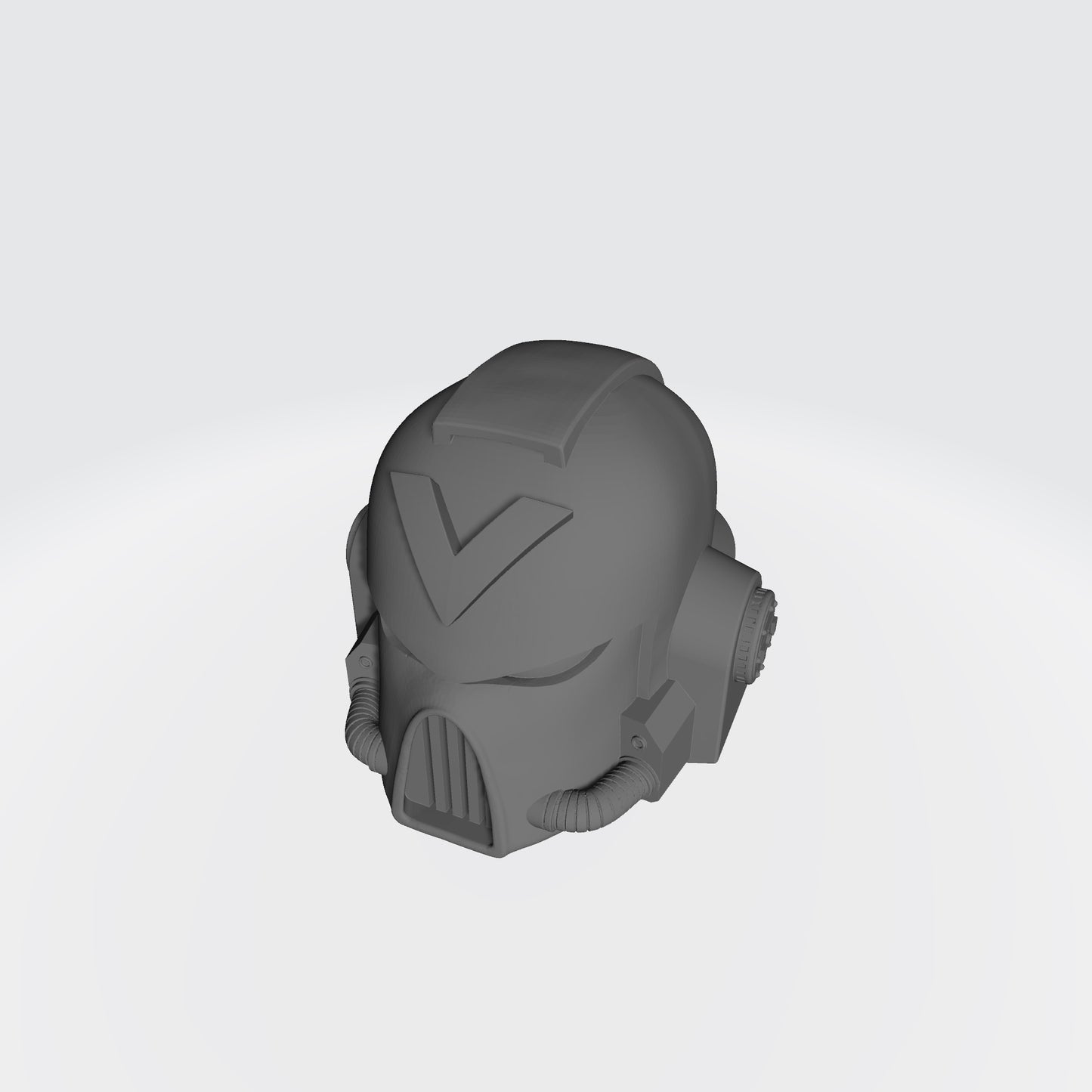 Space Marine Retributors Chapter Mark VII Helmet with Chevron for McFarlane Toys Space Marine Action Figures