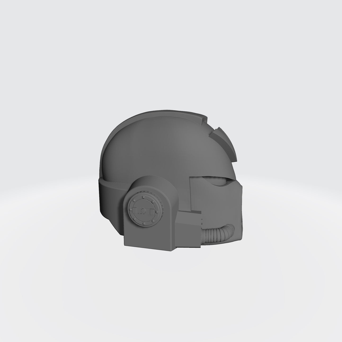 Space Marine Retributors Chapter Mark VII Helmet with Chevron for McFarlane Toys Space Marine Action Figures