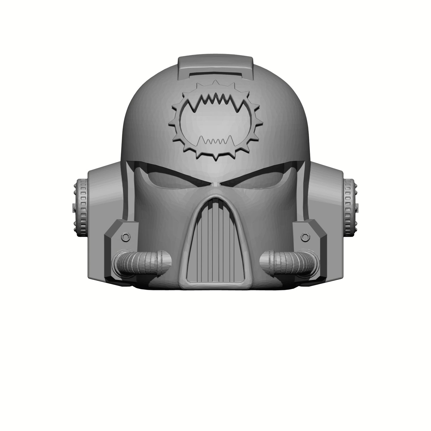 World Eater Chapter MKVII Helmet Compatible with McFarlane Space Marine Action Figures by Fantasy World Games