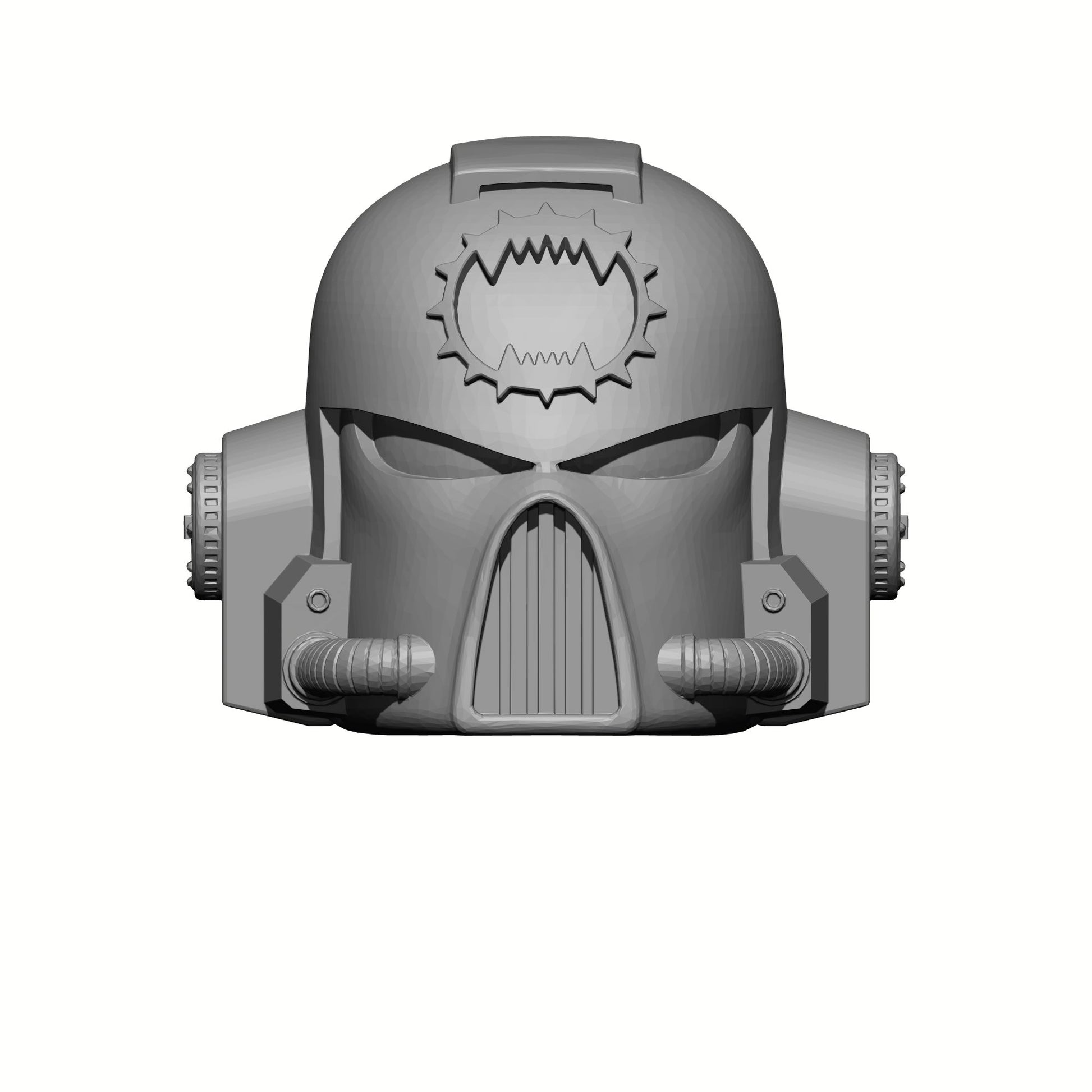 World Eater Chapter MKVII Helmet Compatible with McFarlane Space Marine Action Figures by Fantasy World Games