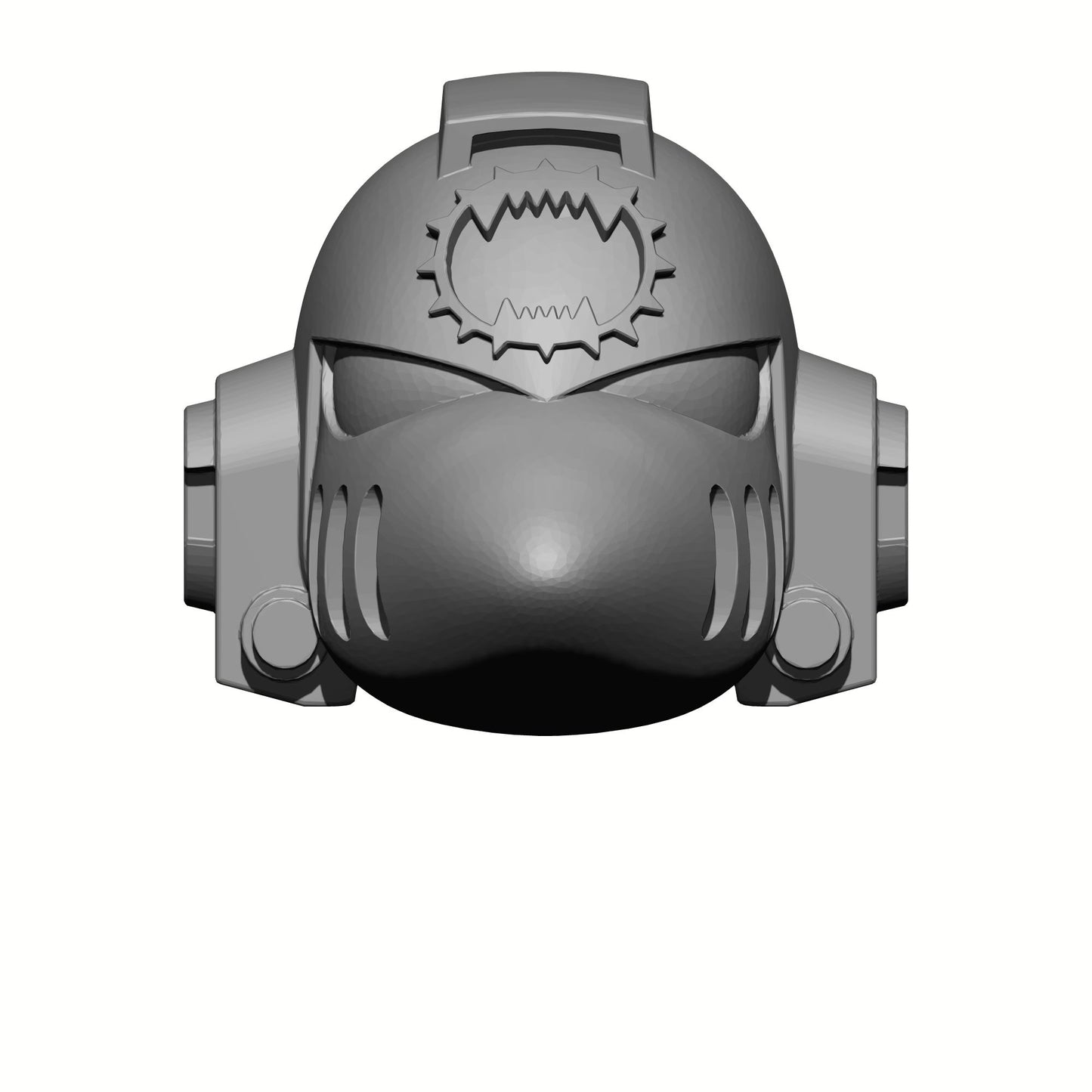 World Eaters Chapter Helmet MKVI Corvus Style Compatible with McFarlane Toys Space Marines Action Figure