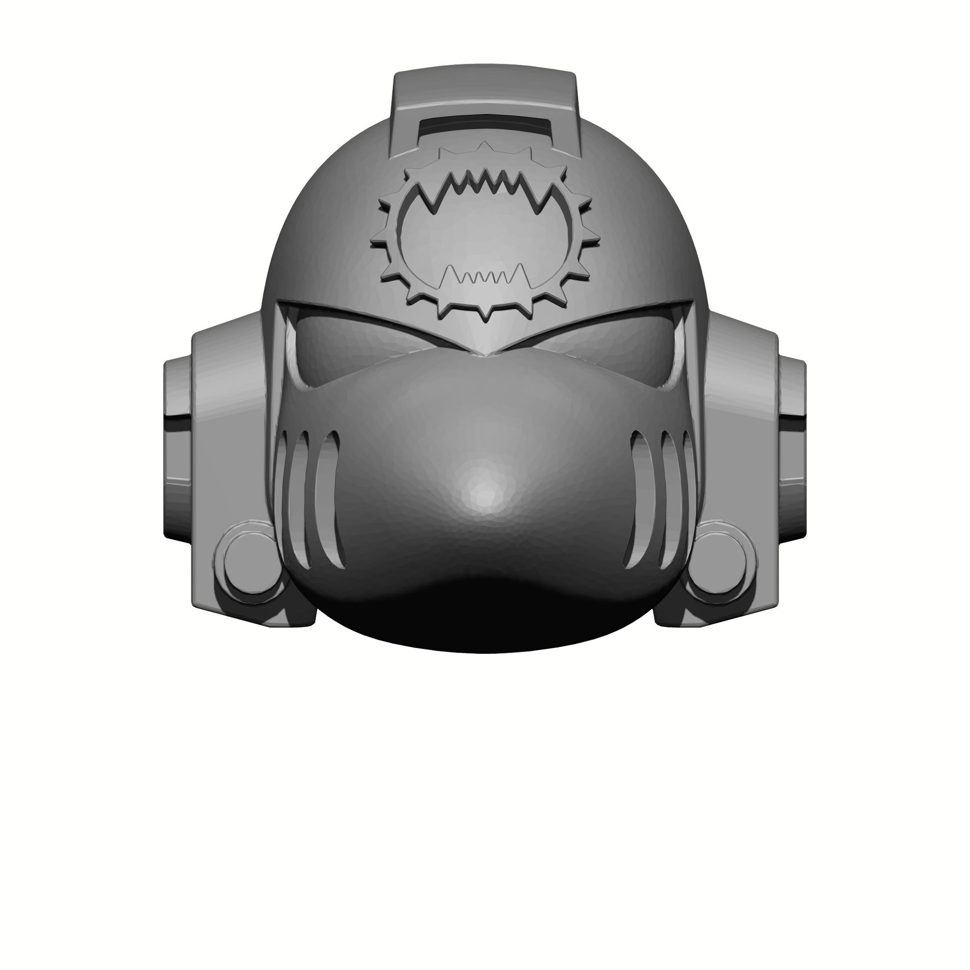 World Eaters Chapter Helmet MKVI Corvus Style Compatible with McFarlane Toys Space Marines Action Figure